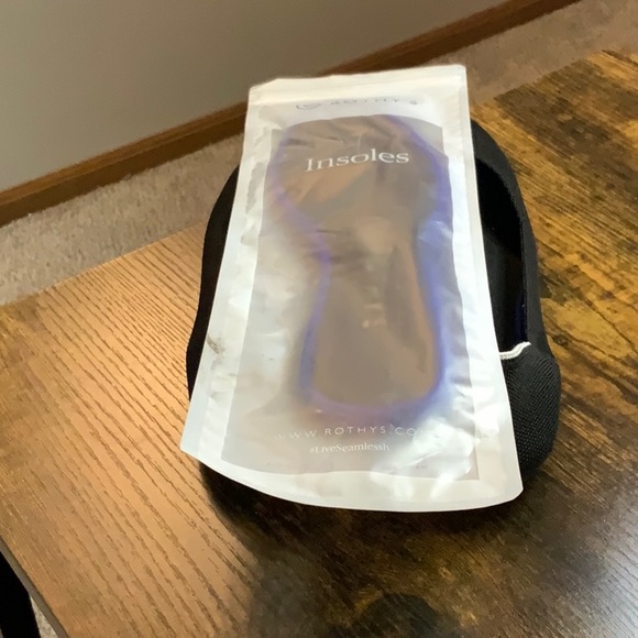 Rothy's Black Women's Shoes - Size 8W, Gently Used, Has new extra insoles! - Picture 7 of 7